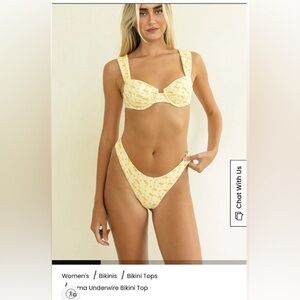 NWT Dippin daisy bikini set